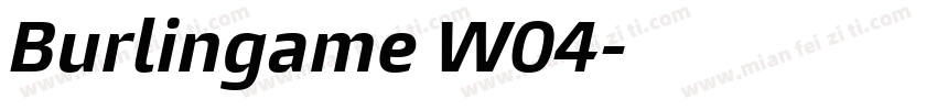 Burlingame W04字体转换